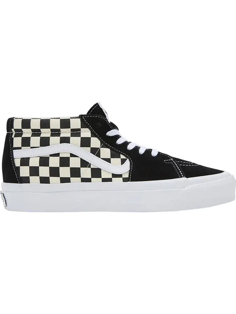 Кроссовки Sk8-Mid Reissue 83 LX 'Checkerboard - Black' — изображение 1 из 1, белый