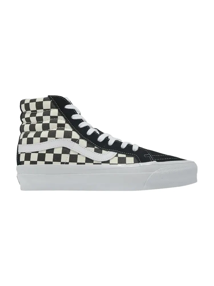 Кроссовки Sk8-Hi Reissue 38 'Checkerboard - Black Off White' — изображение 1 из 1, черный белый