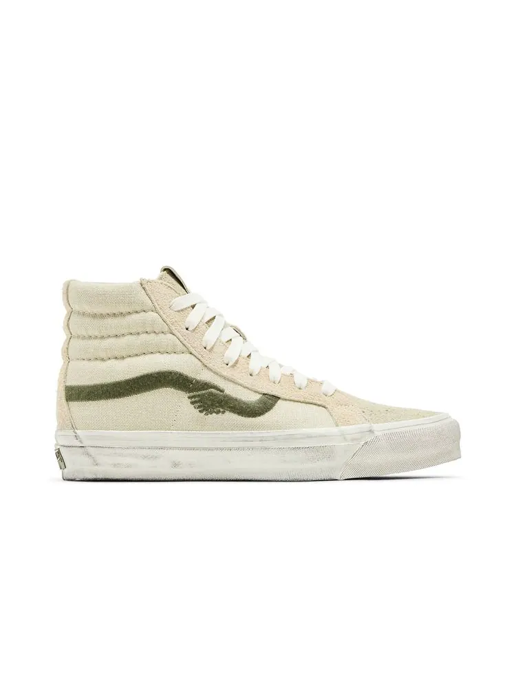 Кроссовки Vans Notre x Sk8-Hi Reissue Bone — изображение 1 из 6, кремовый