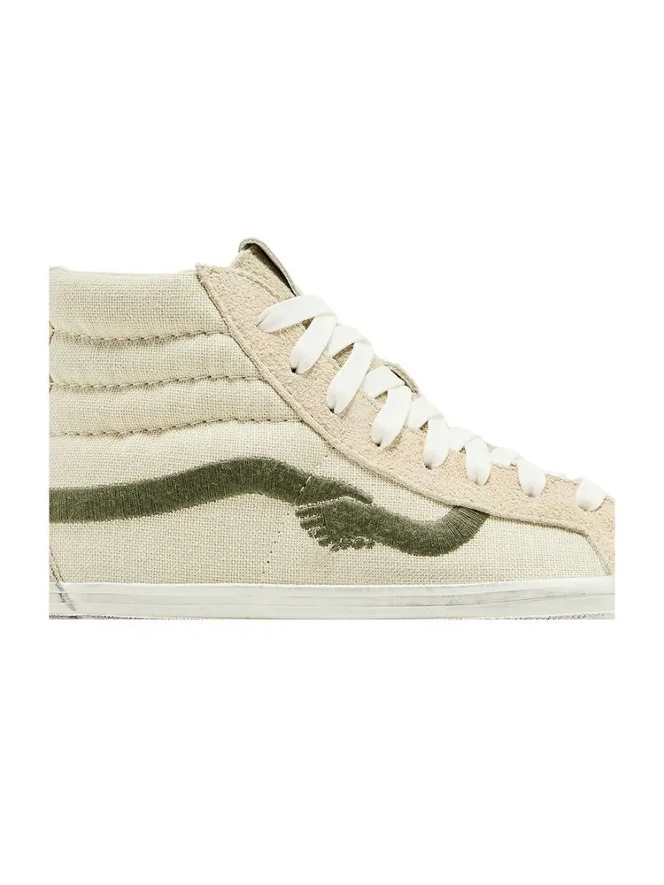 Кроссовки Vans Notre x Sk8-Hi Reissue Bone — изображение 2 из 6, кремовый