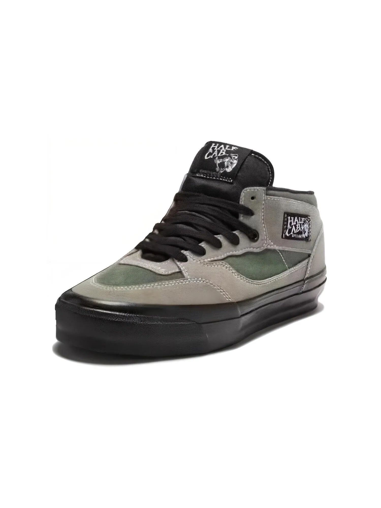 Кроссовки Half Cab Premium Vans 33 'Park Ranger Pack Aluminium — изображение 2 из 5, зеленый/черный