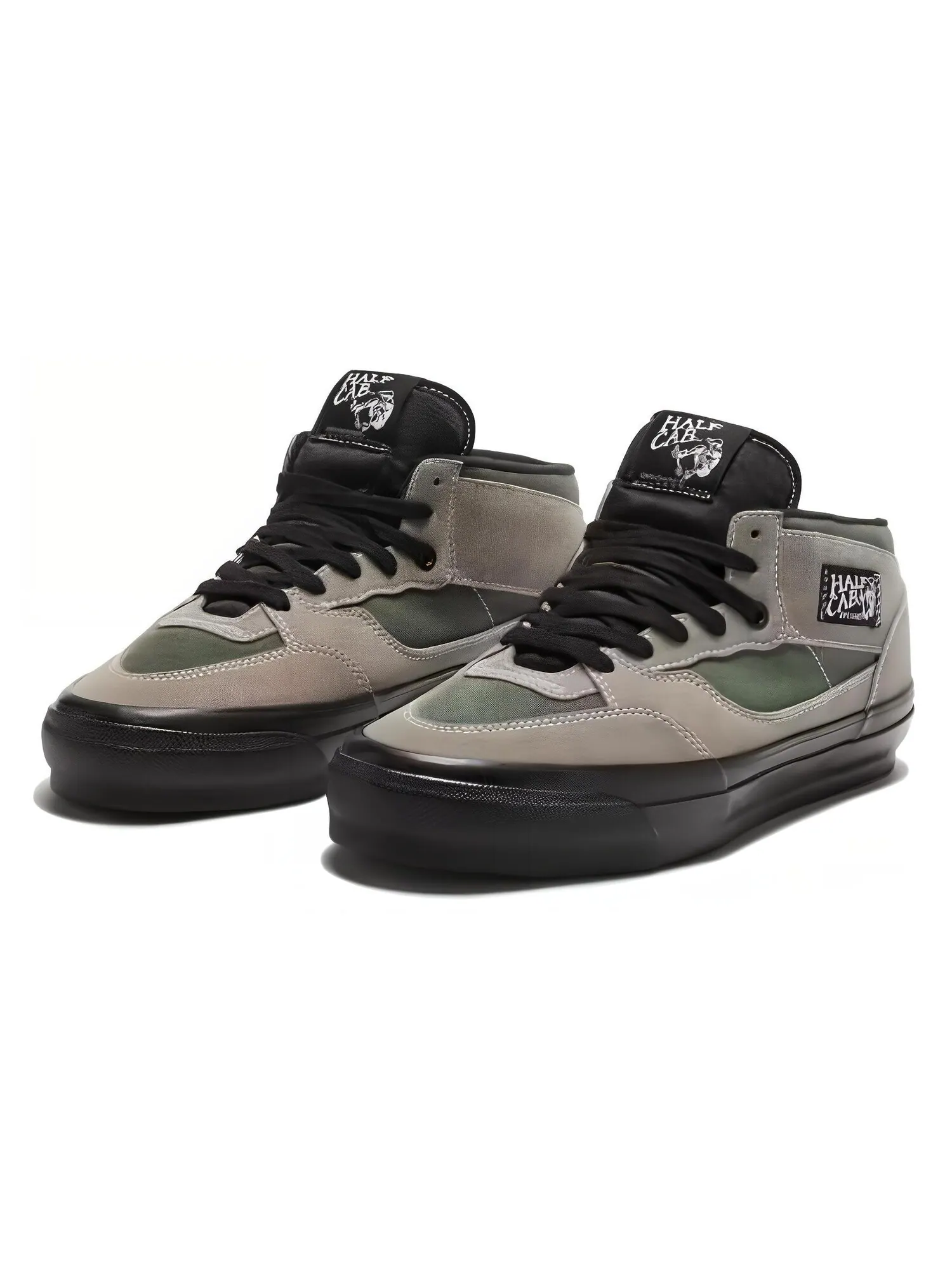 Кроссовки Half Cab Premium Vans 33 'Park Ranger Pack Aluminium — изображение 3 из 5, зеленый/черный