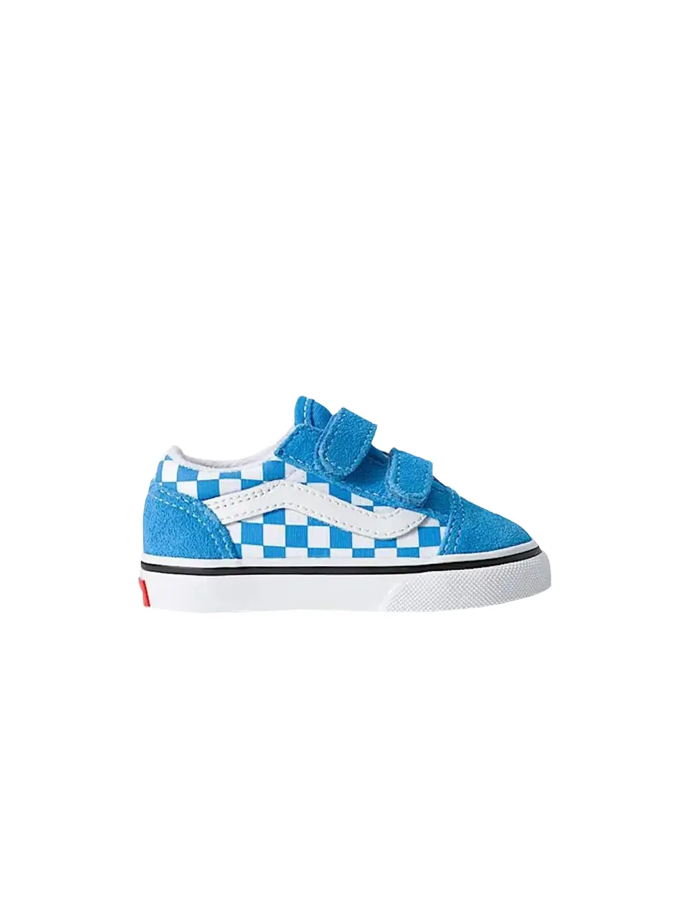 Кроссовки Vans Old Skool V Checkerboard Toddler — изображение 1 из 1, яркий синий