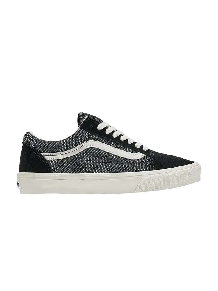 Кроссовки Vans Old Skool 'Checkerboard Denim - Black' — изображение 1 из 1, джинсовый синий черный