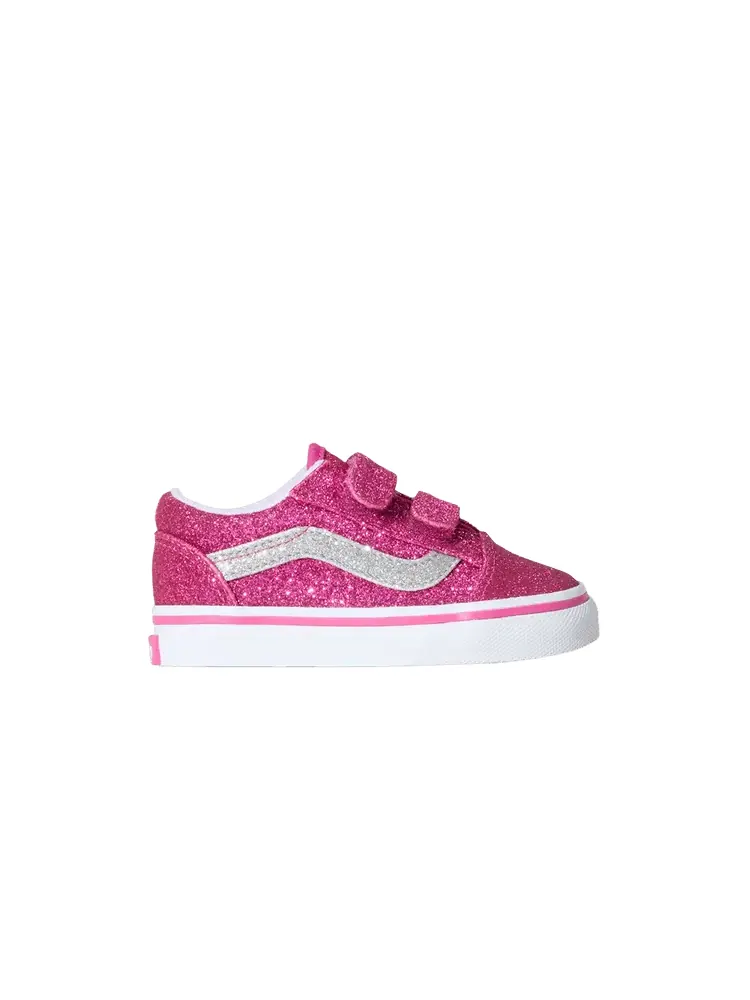 Кроссовки Vans Old Skool V Toddler — изображение 1 из 1, розовый розовый