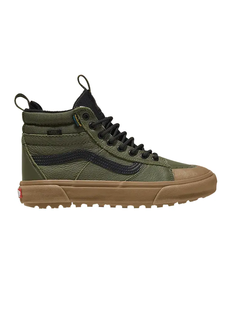 Кроссовки Vans Sk8-Hi Waterproof MTE 'Grape Leaf Green' — изображение 1 из 1, зеленый/коричневый