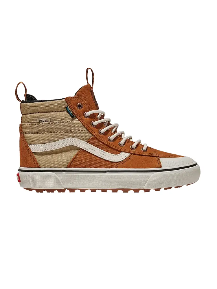 Кроссовки Vans Sk8-Hi Waterproof MTE 'Glazed Ginger Brown' — изображение 1 из 1, коричневый/белый