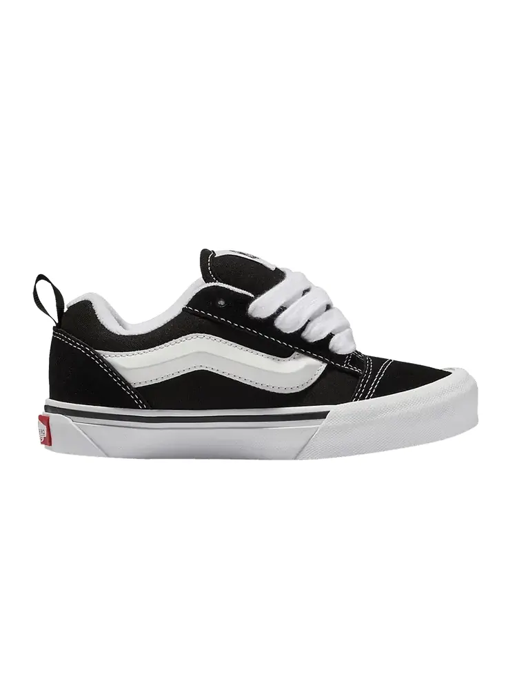Кроссовки Vans Knu-Skool Kids Black True White — изображение 1 из 1, черный белый