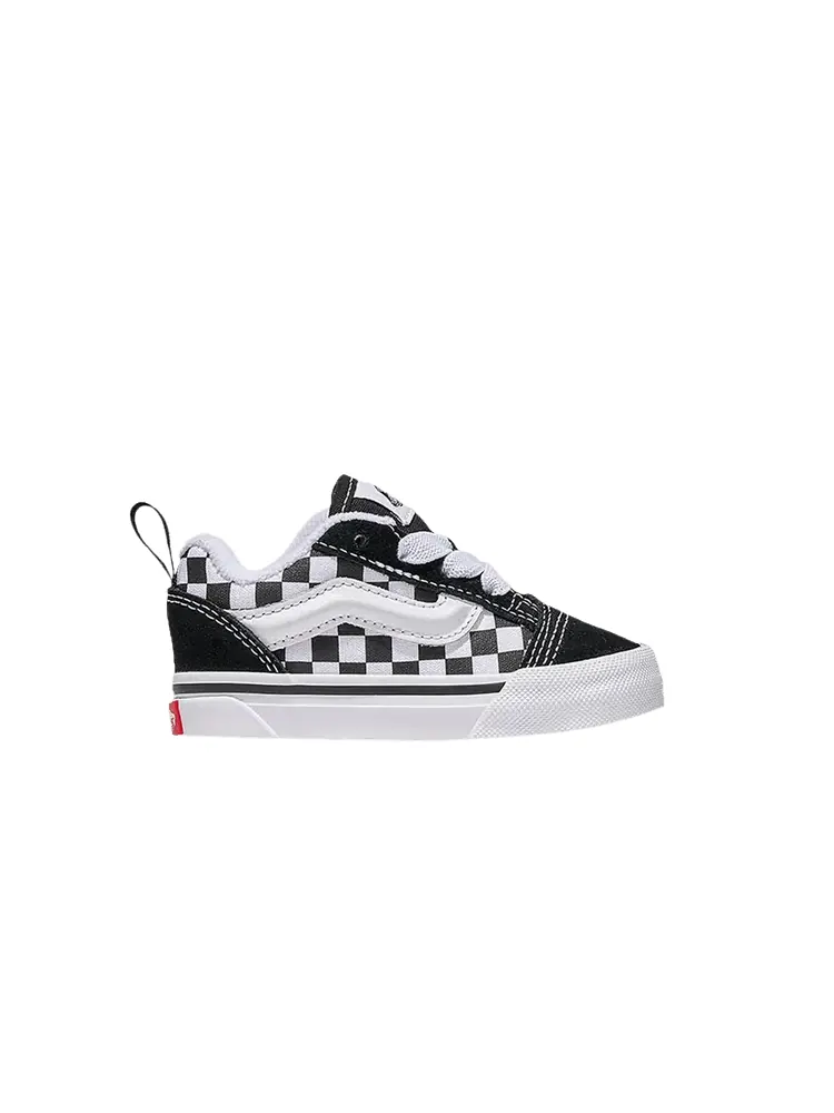 Кроссовки Vans Knu-Skool Toddler Checkerboard - Black White — изображение 1 из 1, черный белый