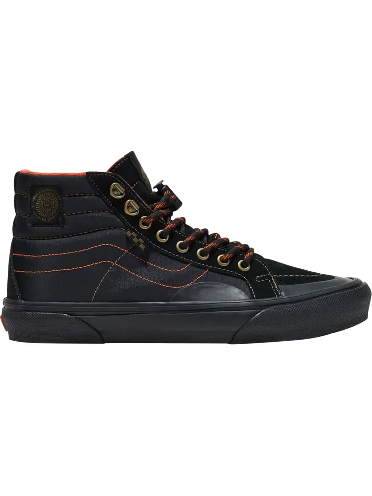 Кроссовки Spitfire Wheels x Skate Sk8-Hi Reissue 'Black Flame' — изображение 1 из 1, черный