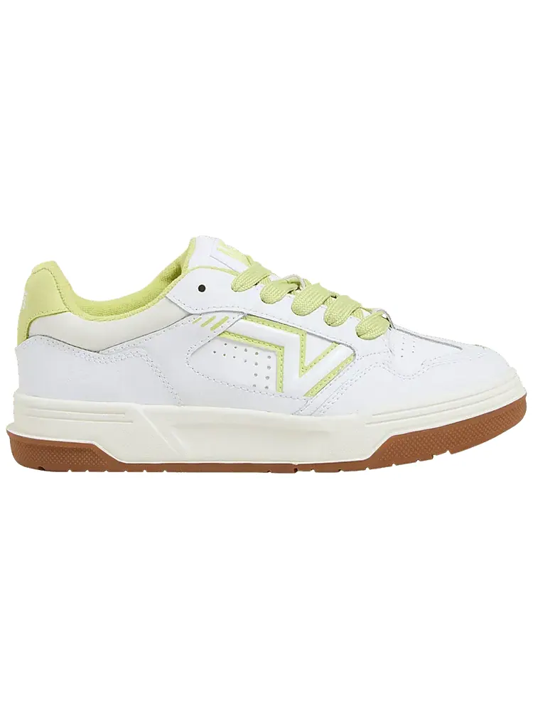 Кроссовки Vans Upland 'Vintage Leather - Lime' — изображение 1 из 1, белый