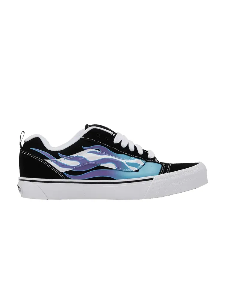 Кроссовки Vans Knu-Skool 'Black Blue Flame' — изображение 1 из 1, черный/синий