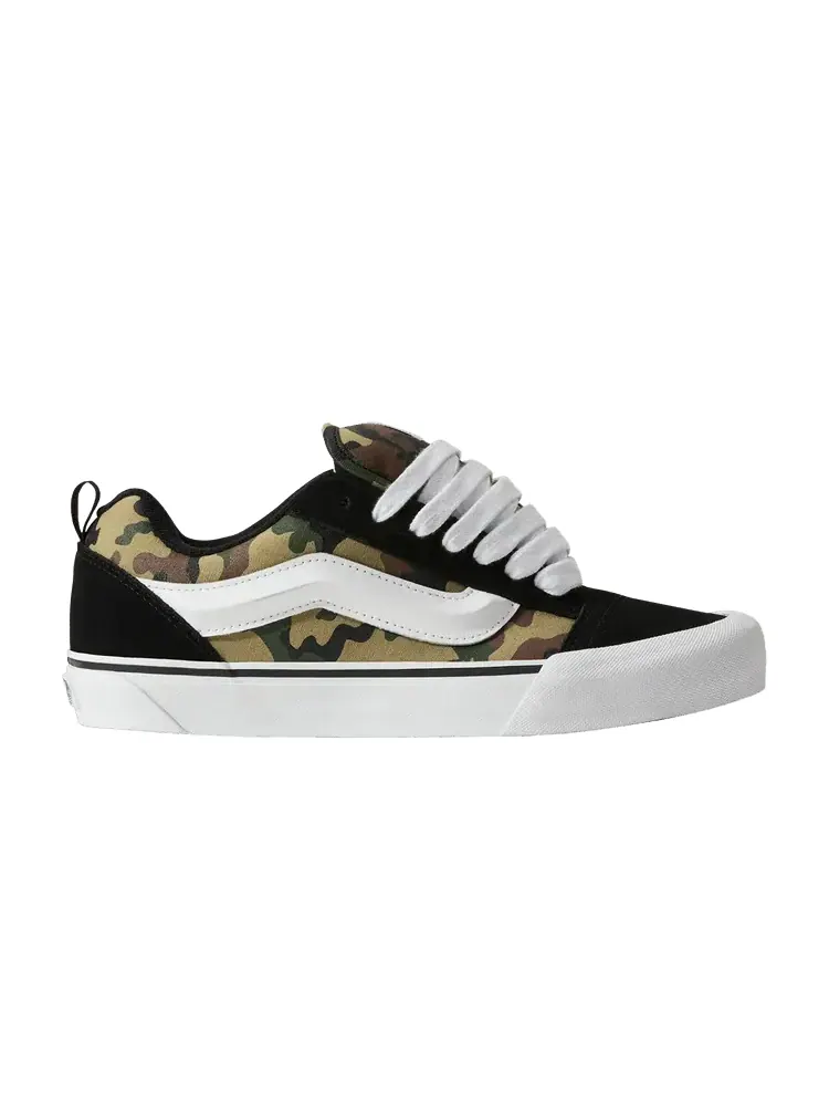 Кроссовки Vans Knu-Skool 'Black Green Camo' — изображение 1 из 1, черный/зеленый