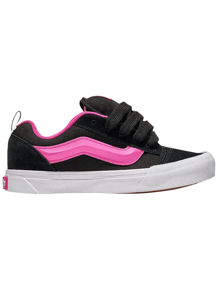 Кроссовки Vans Knu-Skool Kids 'Black Pink' — изображение 1 из 1, черный