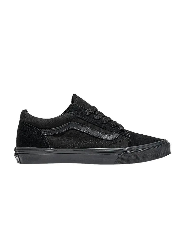 Кроссовки Vans Old Skool Kids 'Black' — изображение 1 из 1, черный