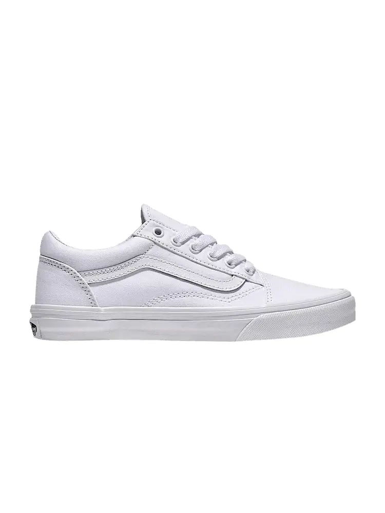Кроссовки Vans Old Skool Kids 'True White' — изображение 1 из 1, белый