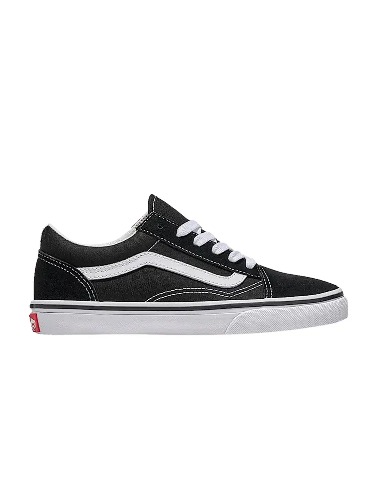 Кроссовки Vans Old Skool Kids 'Black White' — изображение 1 из 1, черный/белый