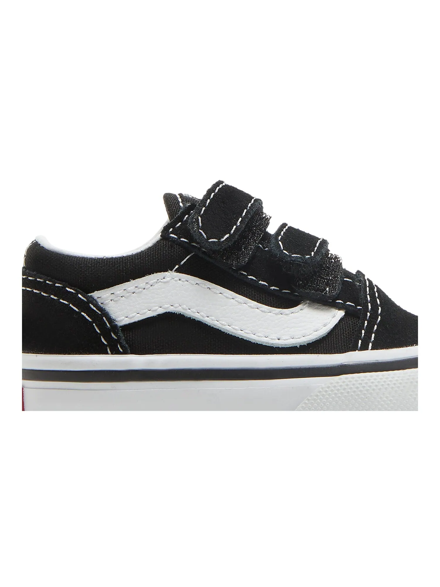 Кроссовки Old Skool V Toddler Vans — изображение 2 из 8, черный