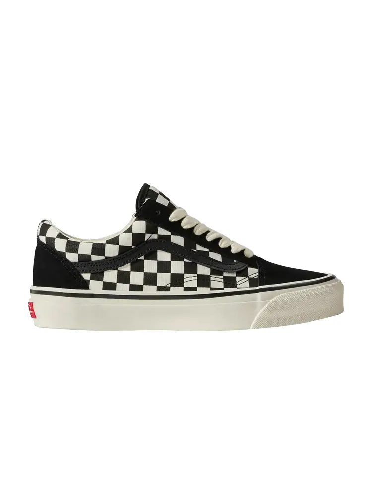 Кроссовки Vans Premium Old Skool 'Checkerboard - Black White' — изображение 1 из 1, черный/белый