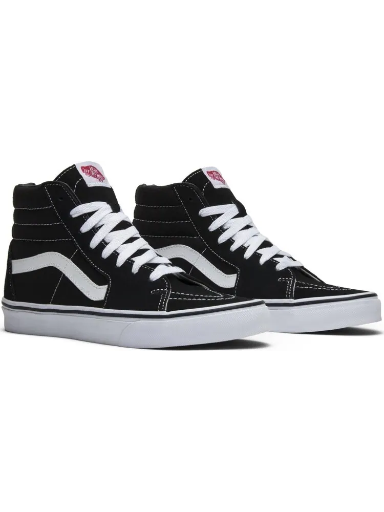 Кеды Vans Sk8-Hi Black White — изображение 8 из 8, черный