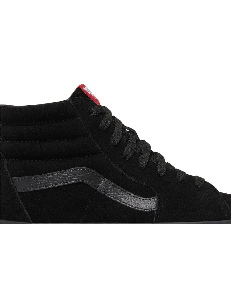 Кеды Vans Sk8-Hi Black Suede — изображение 2 из 8, черный