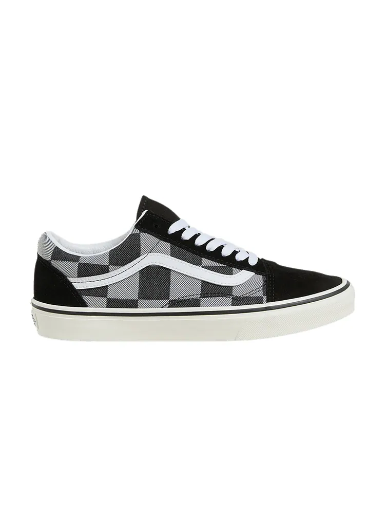 Кроссовки Vans Old Skool 'Black Large Checkerboard' — изображение 1 из 1, черный