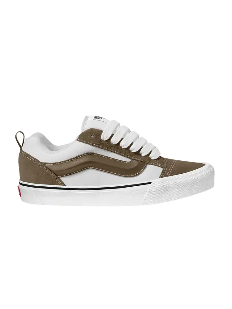 Кроссовки Vans Knu-Skool 'Dark Green White' — изображение 1 из 1, темный зеленый/белый