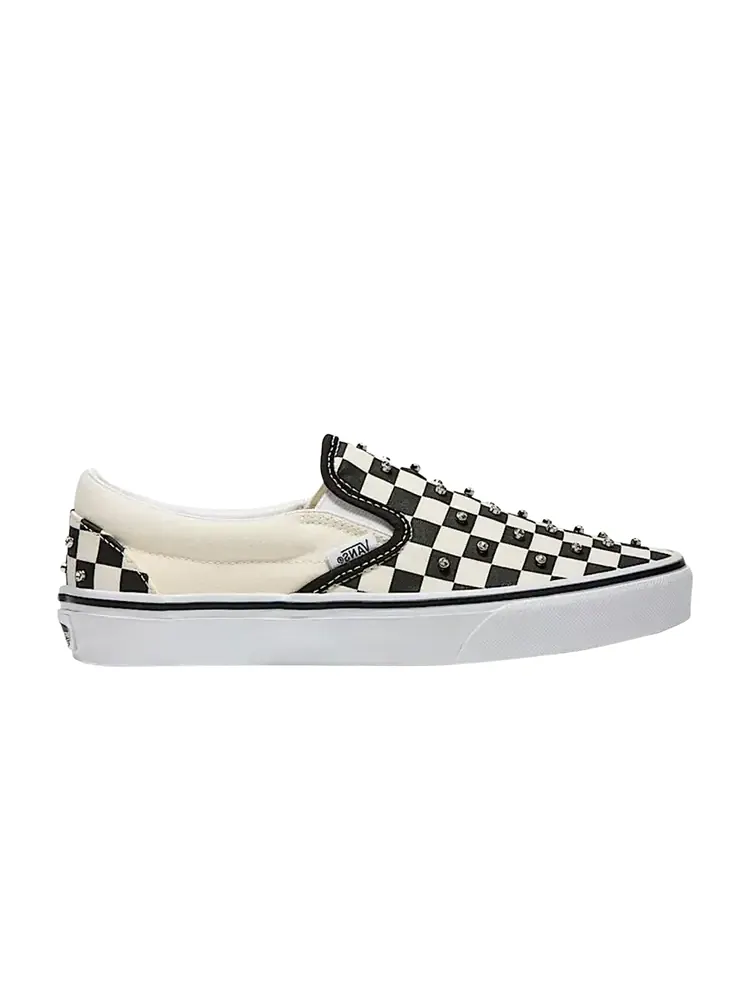 Vans Wmns Slip-On 'Rhinestone Demitasse' — изображение 1 из 1, белый