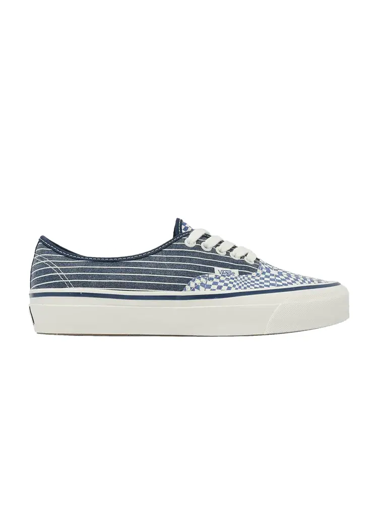Кроссовки Vans Authentic 44 LX, Checker Stripe - Teal — изображение 1 из 1, синий