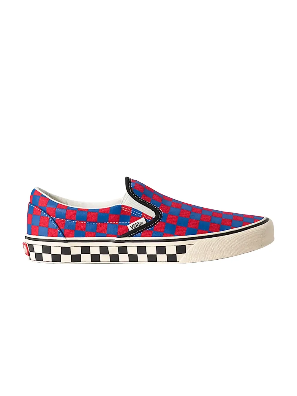 Кроссовки Vans Classic Slip-On — изображение 1 из 1, красный синий