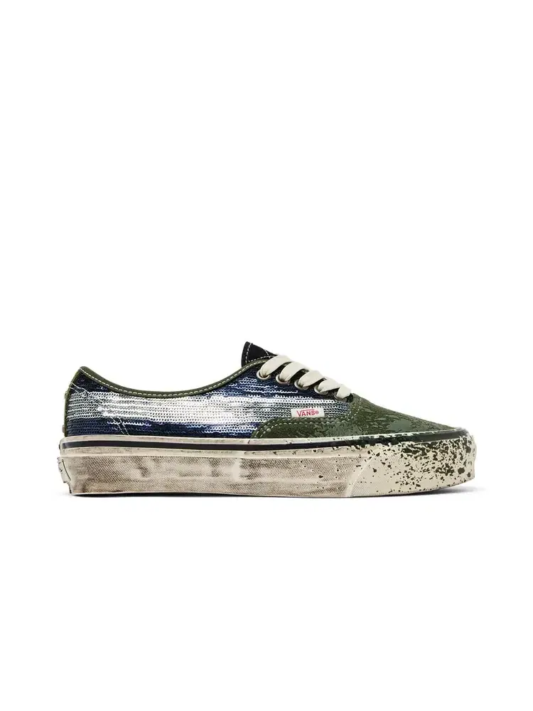 Кеды Vans Authentic Premium — изображение 1 из 8, зеленый синий