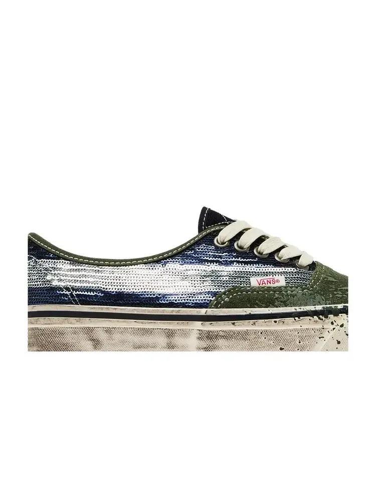 Кеды Vans Authentic Premium — изображение 2 из 8, зеленый синий