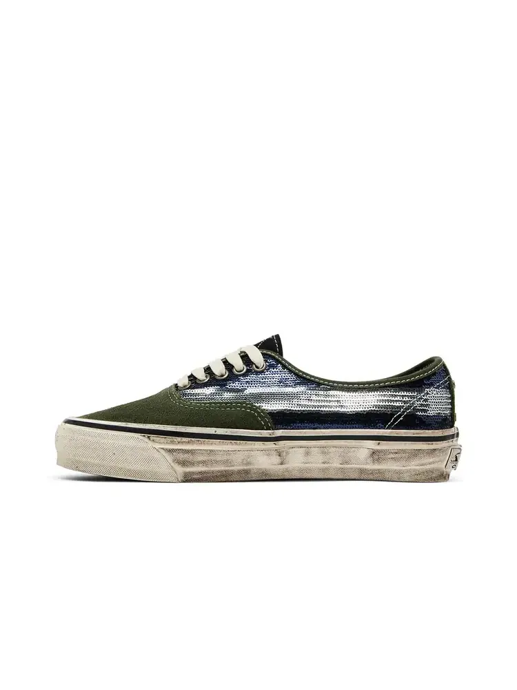 Кеды Vans Authentic Premium — изображение 3 из 8, зеленый синий