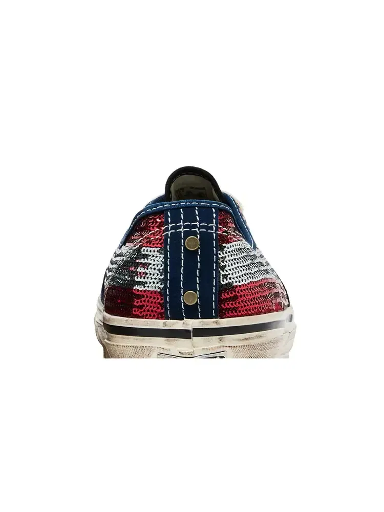 Кеды Vans Authentic Premium — изображение 7 из 8, красный темно-синий