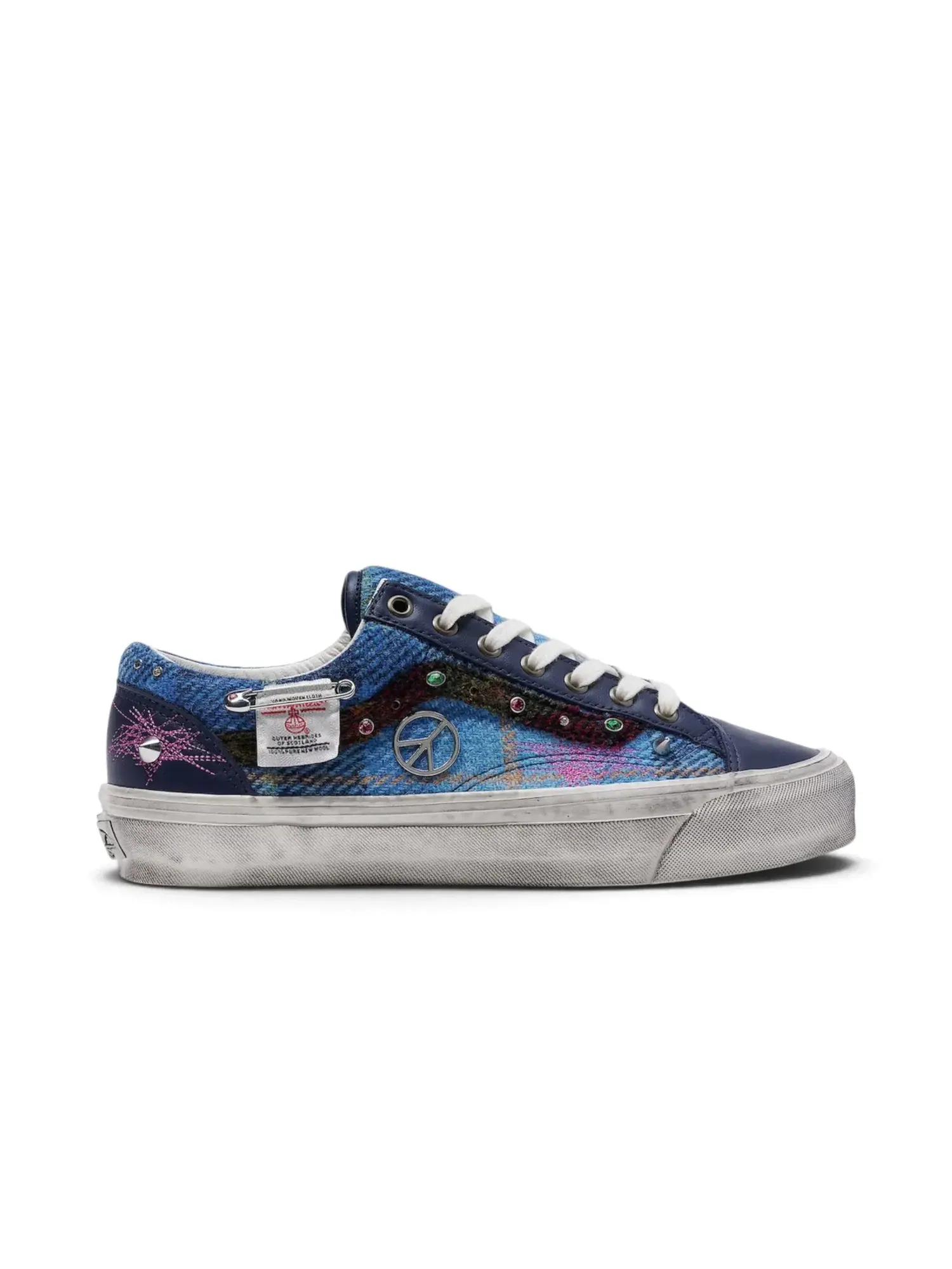 Кроссовки Harris Tweed x Vans Old Skool — изображение 1 из 1, синий/мульти