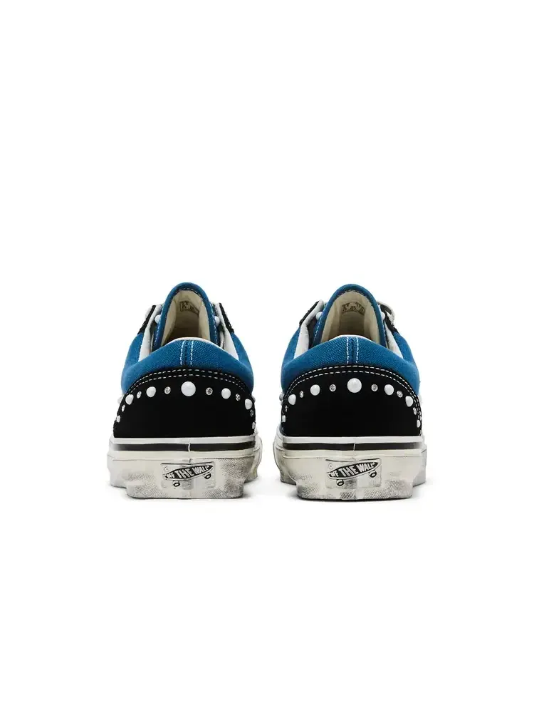 Кеды Vans Old Skool 36 LX — изображение 6 из 8, черный темно-синий