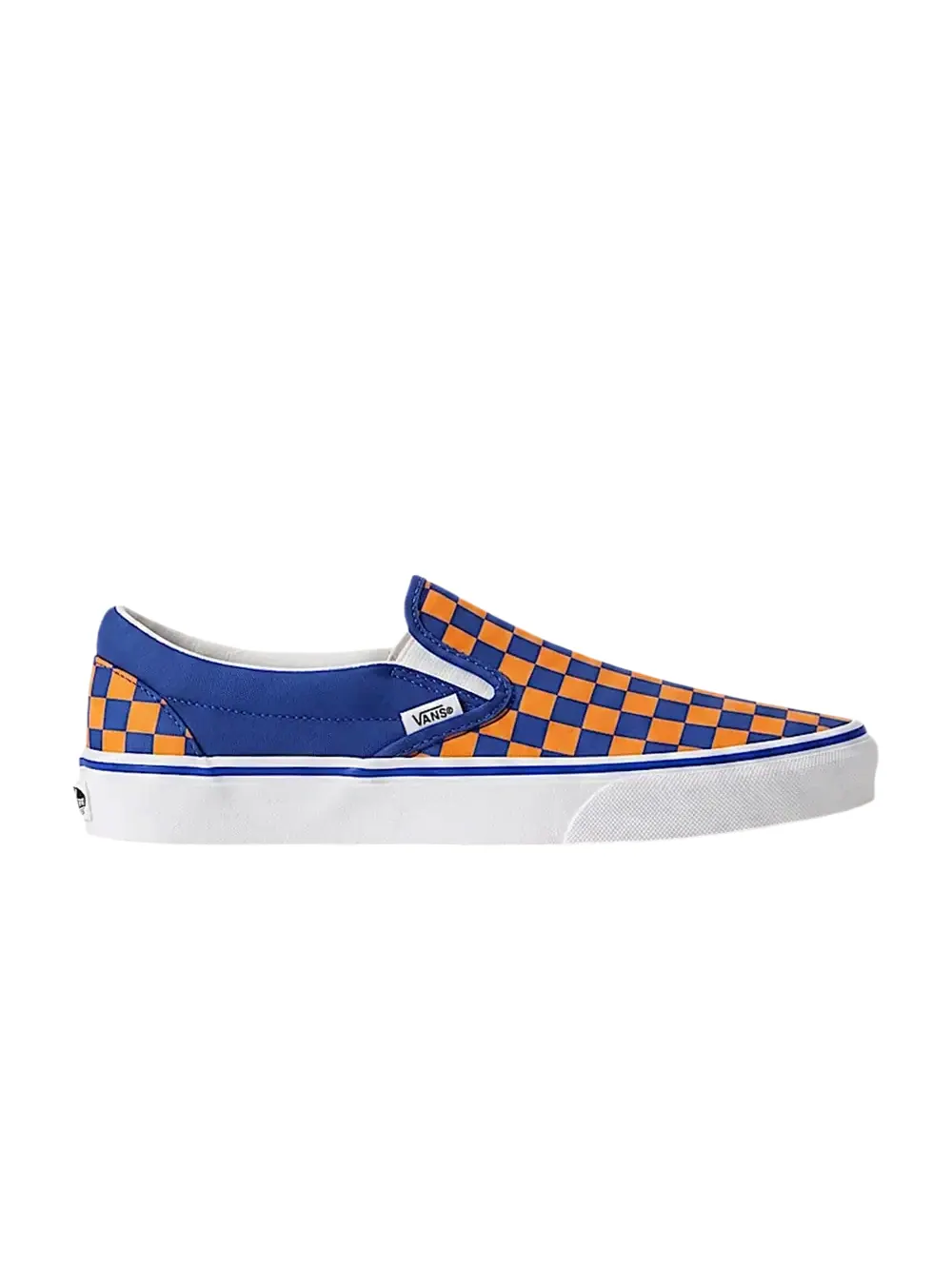 Кроссовки Vans Classic Slip-On — изображение 1 из 1, синий/оранжевый