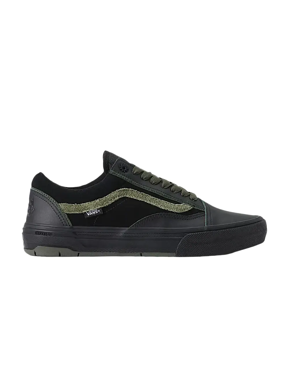 Кроссовки Vans Old Skool Wafflecup — изображение 1 из 1, зеленый/черный