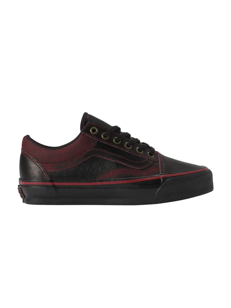 Кроссовки Vans Tania Cruz x Premium Old Skool 'Dark Red Rub-Away' — изображение 1 из 1, черный/красный