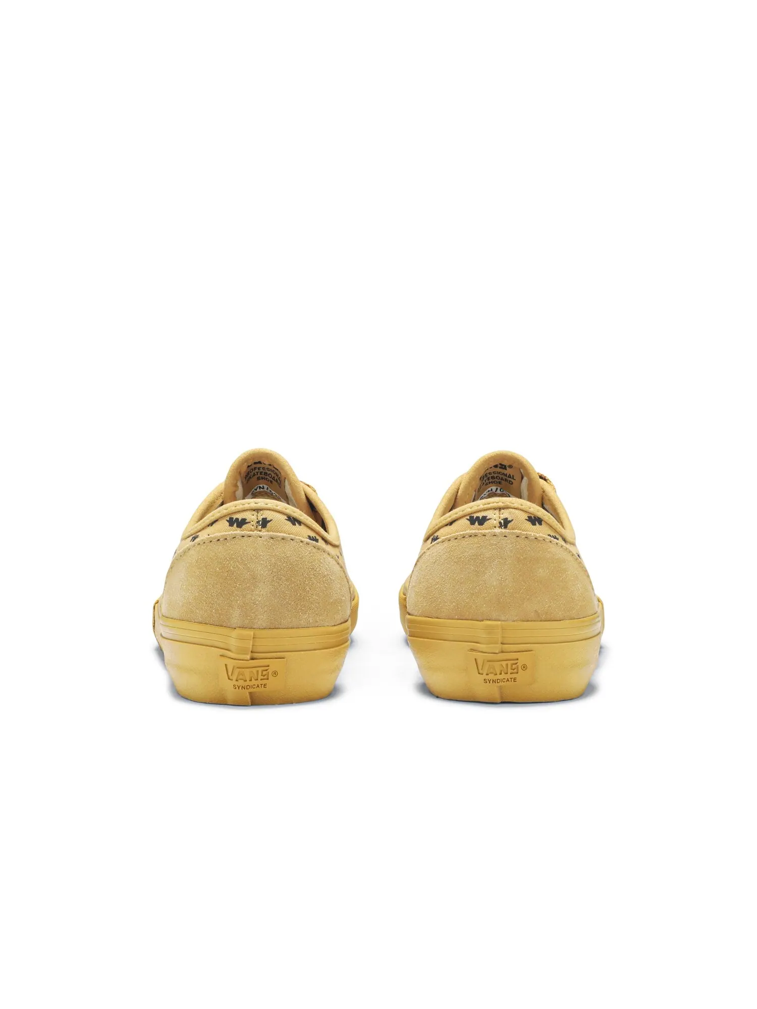 Кроссовки WTAPS x Authentic Syndicate Vans — изображение 6 из 8, желтый