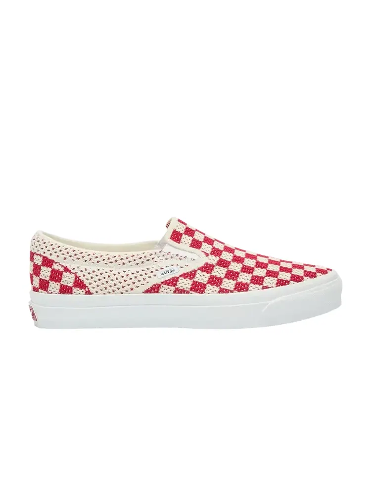 Кроссовки Vans Slip-On LX Knit 'Red Marshmallow' — изображение 1 из 1, красный