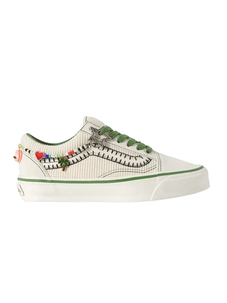 Кроссовки Vans Cocona Hiraki x Premium Old Skool 'Friendship Bracelet' — изображение 1 из 1, кремовый белый