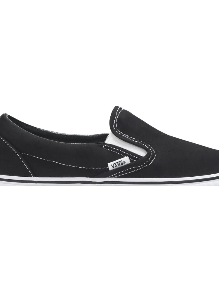Кеды Vans Classic Slip-On Black White — изображение 2 из 8, черный
