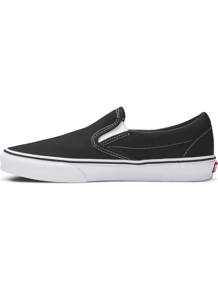 Кеды Vans Classic Slip-On Black White — изображение 3 из 8, черный