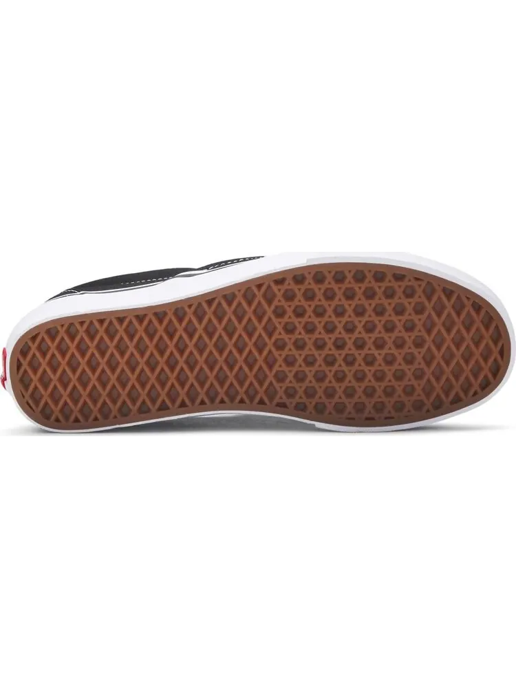 Кеды Vans Classic Slip-On Black White — изображение 4 из 8, черный