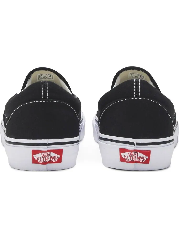 Кеды Vans Classic Slip-On Black White — изображение 6 из 8, черный