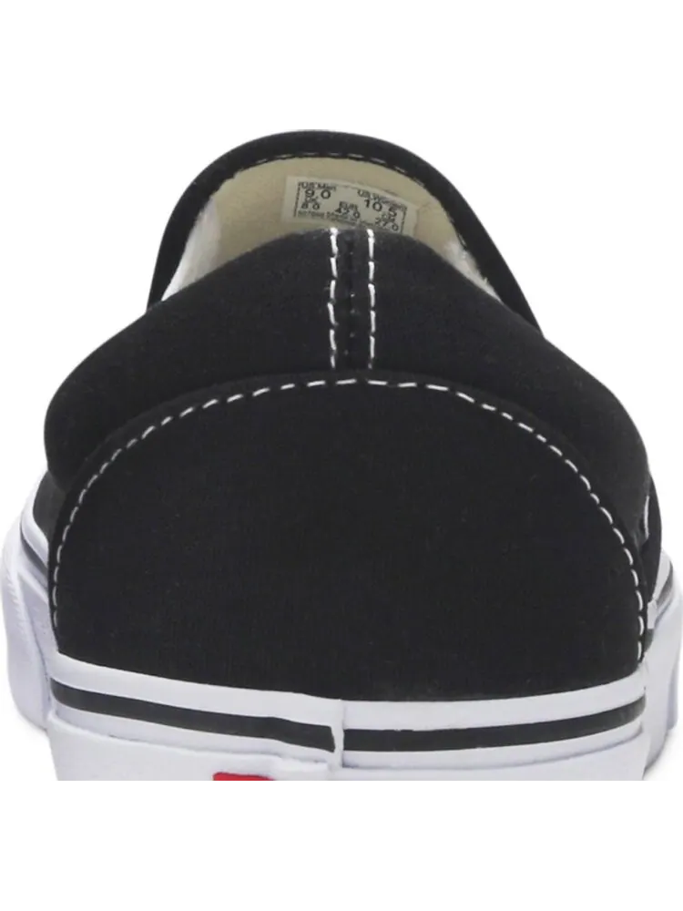 Кеды Vans Classic Slip-On Black White — изображение 7 из 8, черный