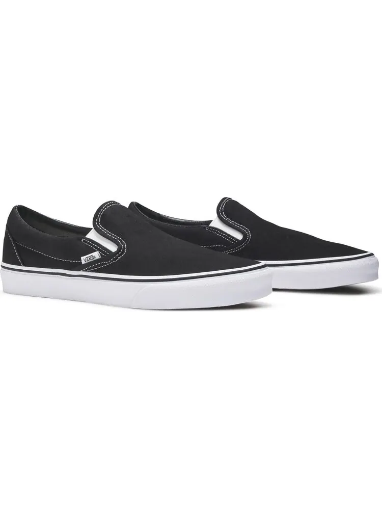 Кеды Vans Classic Slip-On Black White — изображение 8 из 8, черный