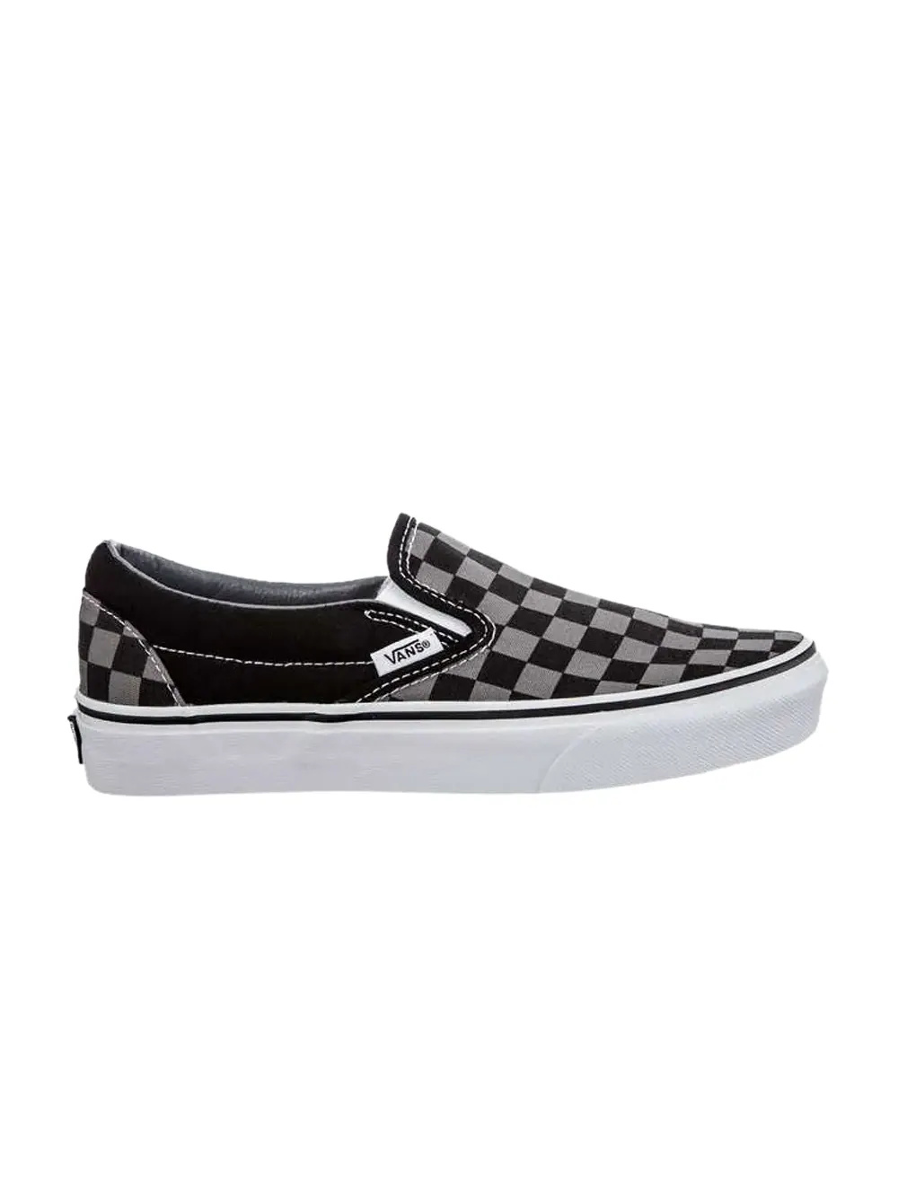 Слипоны Vans в клетку — изображение 1 из 1, черный/серый