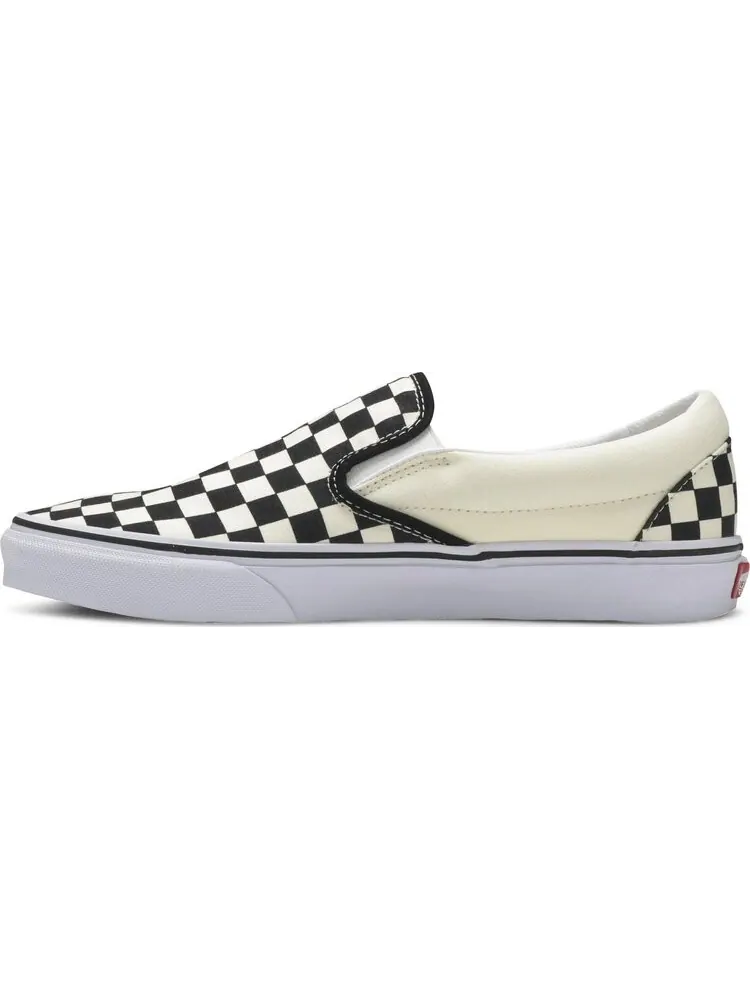 Кеды Vans Classic Slip-On Checkerboard Белые — изображение 3 из 8, белый